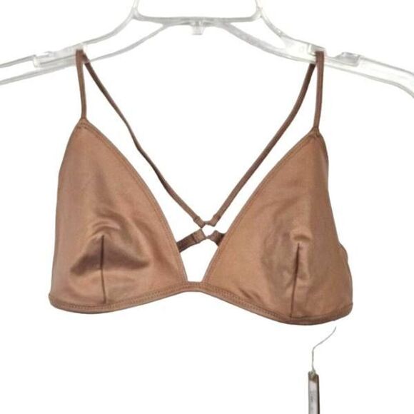 SKIMS WET JERSEY TRIANGLE BRALETTE NWT - Picture 1 of 9